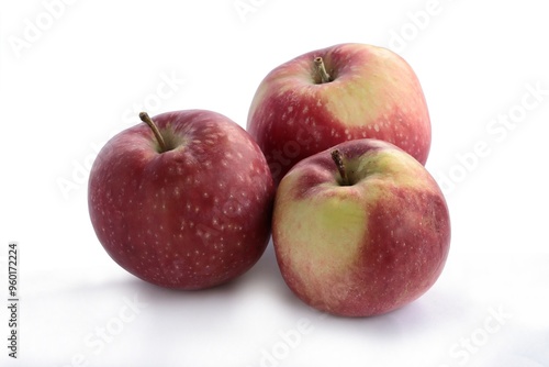 colorful,tasty apples close up