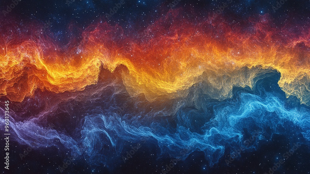 Cosmic Tapestry: A Visual Journey Through the Gradients of Microwave Background Radiation in the Universe Cosmic Tapestry: A Visual Journey Through the Gradients of Microwave Background Radiation in the Universe