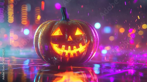 3D Pumpkin Halloween Dance