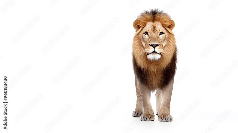 lion isolated on white background lion isolated on white background