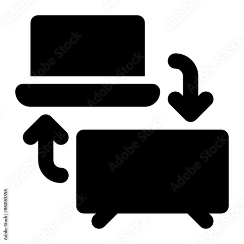 interaction, object, internet, iot, internet of things solid or glyph icon