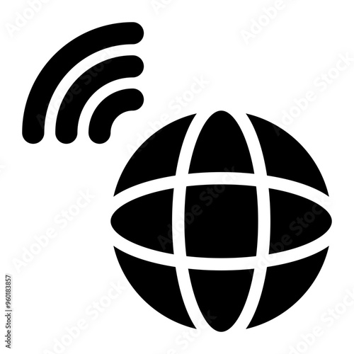 internet, network, computer, iot, internet of things solid or glyph icon