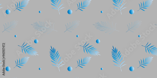 Creative conceptual images of abstract tree leaves, textures in a minimalistic style. Modern design templates for holidays, advertising, brand, bed linen. Ornament, seamless pattern, texture.