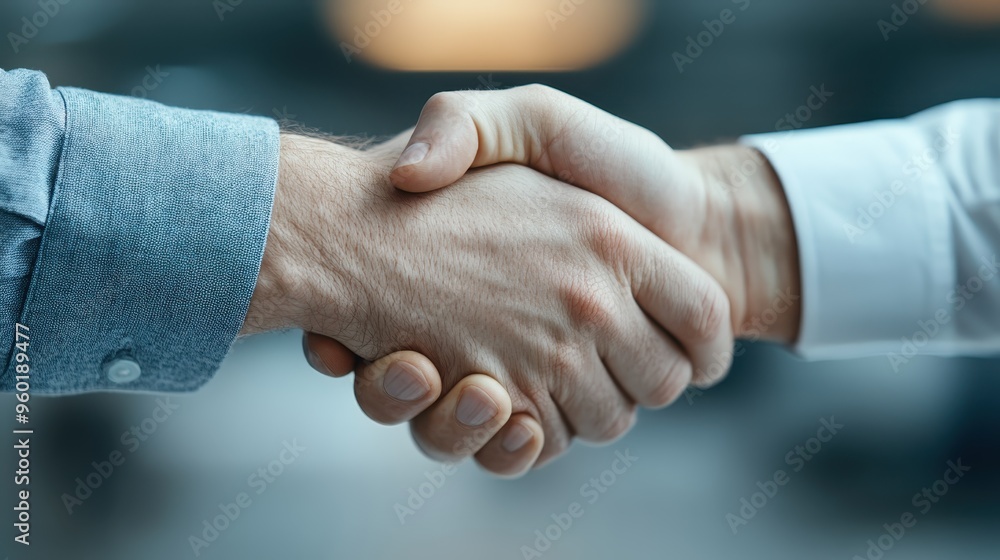 A close-up image of a handshake between two men, symbolizing a business agreement, cooperation, partnership, or deal closure in a professional environment. A close-up image of a handshake between two men, symbolizing a business agreement, cooperation, partnership, or deal closure in a professional environment.