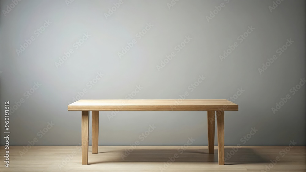 Minimal wooden table counter podium background for product presentation Minimal wooden table counter podium background for product presentation