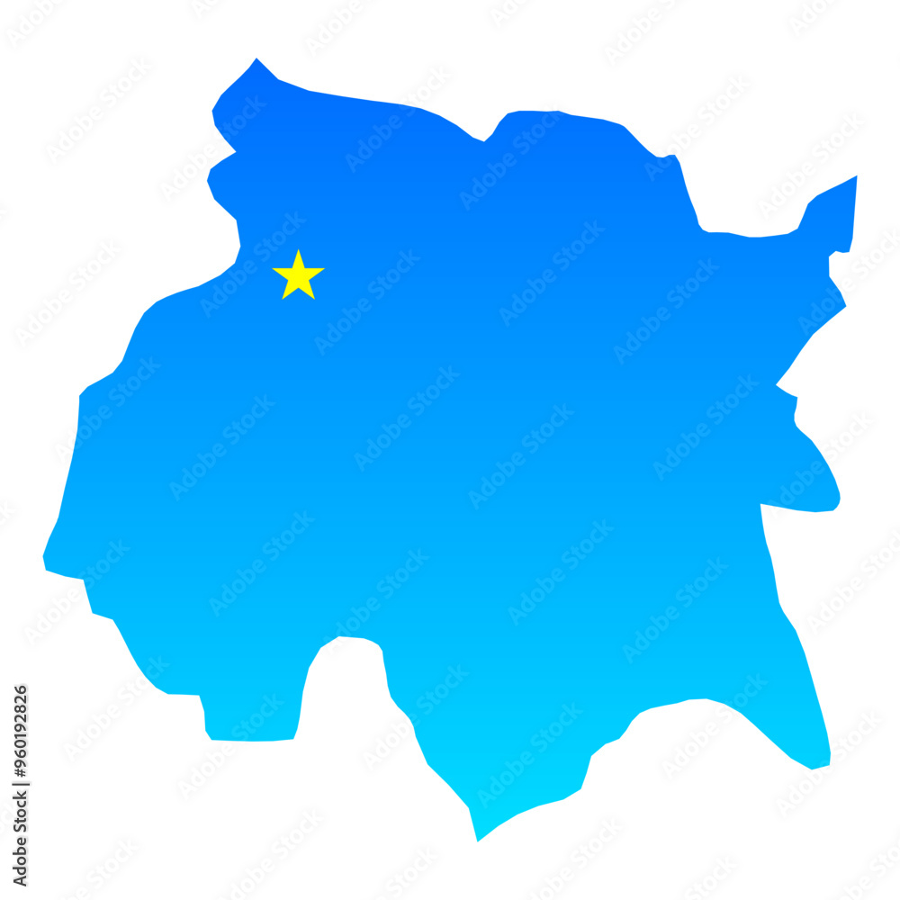 Map of Morelos with its capital Cuernavaca in Mexico with a professional blue style Map of Morelos with its capital Cuernavaca in Mexico with a professional blue style