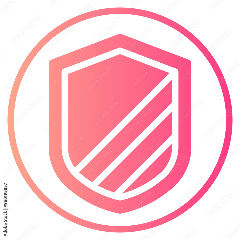 secure shield gradient icon secure shield gradient icon