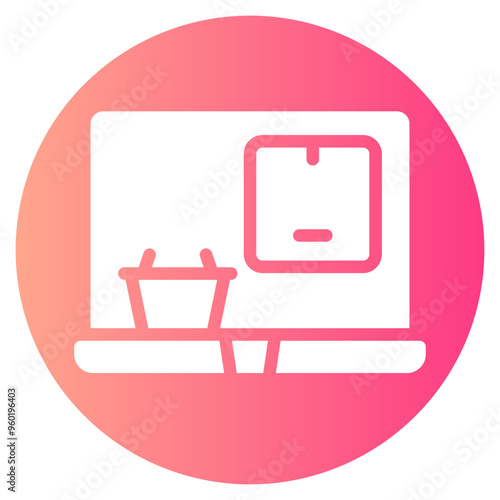 laptop gradient icon