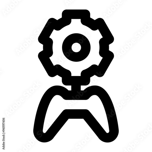 game, strategic, gaming, artificial intelligence, ai outline icon