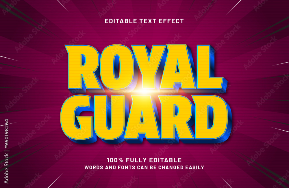 royal guard editable text effect in battle and knight text style royal guard editable text effect in battle and knight text style