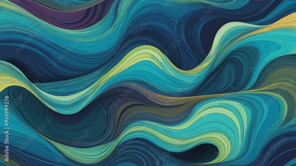 organic line flow vector art background organic line flow vector art background
