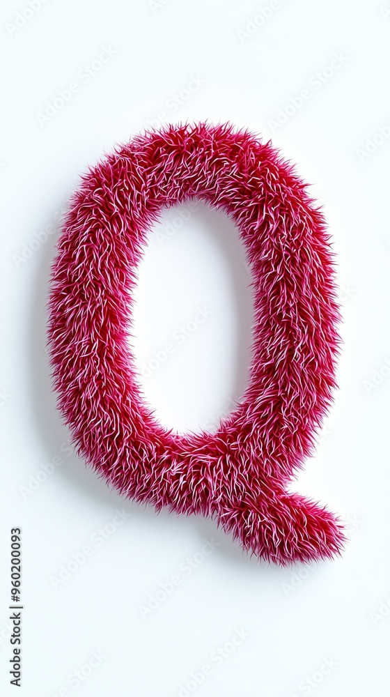 A vibrant and fluffy letter Q, perfect for designs, graphics, or educational materials focused on the alphabet and creativity. A vibrant and fluffy letter Q, perfect for designs, graphics, or educational materials focused on the alphabet and creativity.