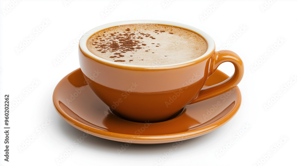 A cup of coffee isolated on a white background. A cup of coffee isolated on a white background.