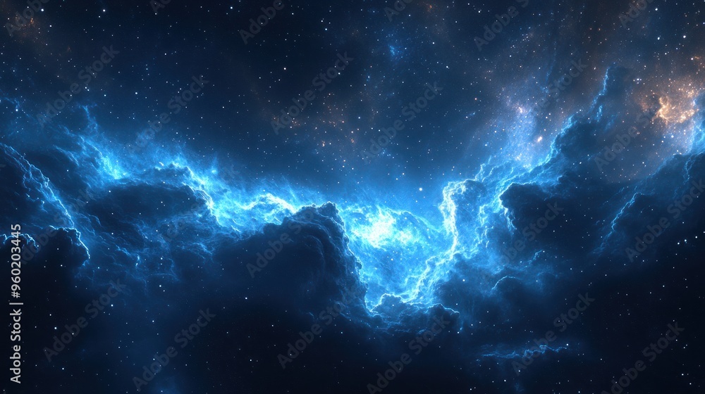Obraz premium Galaxy background illustration with stars, space galaxy background, background with space, milky way supernova