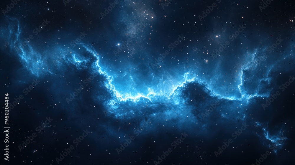 Fototapeta premium Galaxy background illustration with stars, space galaxy background, background with space, milky way supernova