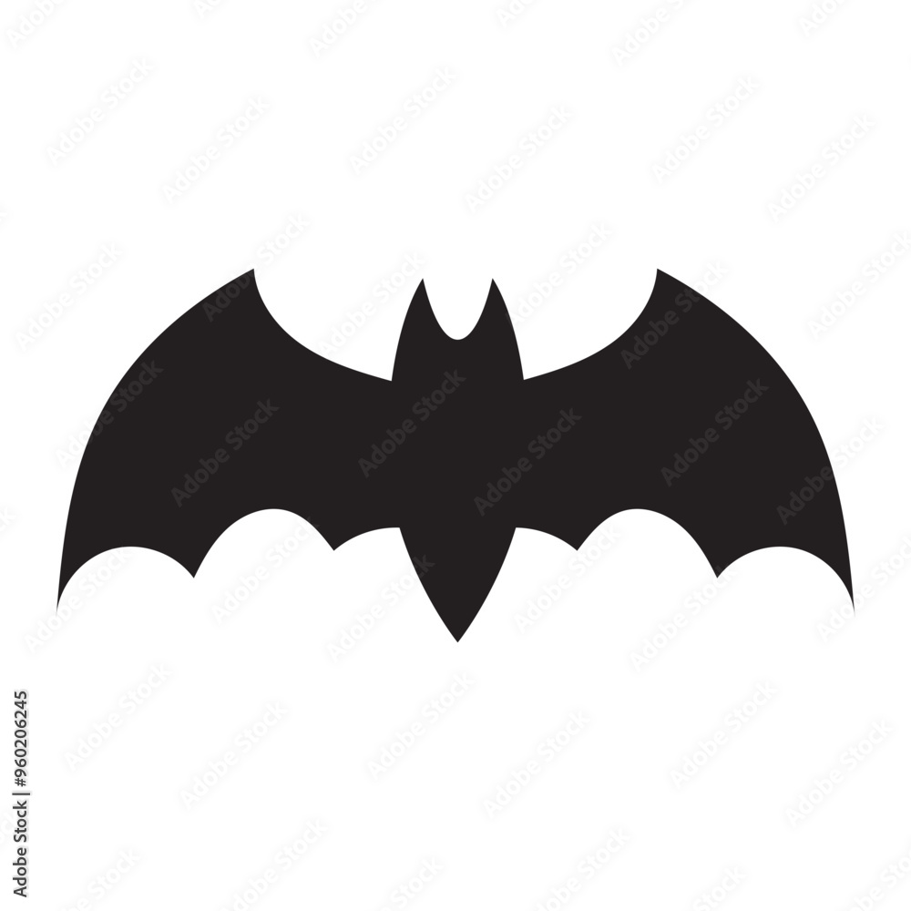 Vampire bat silhouette. Halloween bats decoration, hanging cave flittermouse and scary animal, nocturnal holiday night wildlife flight shape vector silhouettes isolated on white background. EPS 10/Ai Vampire bat silhouette. Halloween bats decoration, hanging cave flittermouse and scary animal, nocturnal holiday night wildlife flight shape vector silhouettes isolated on white background. EPS 10/Ai