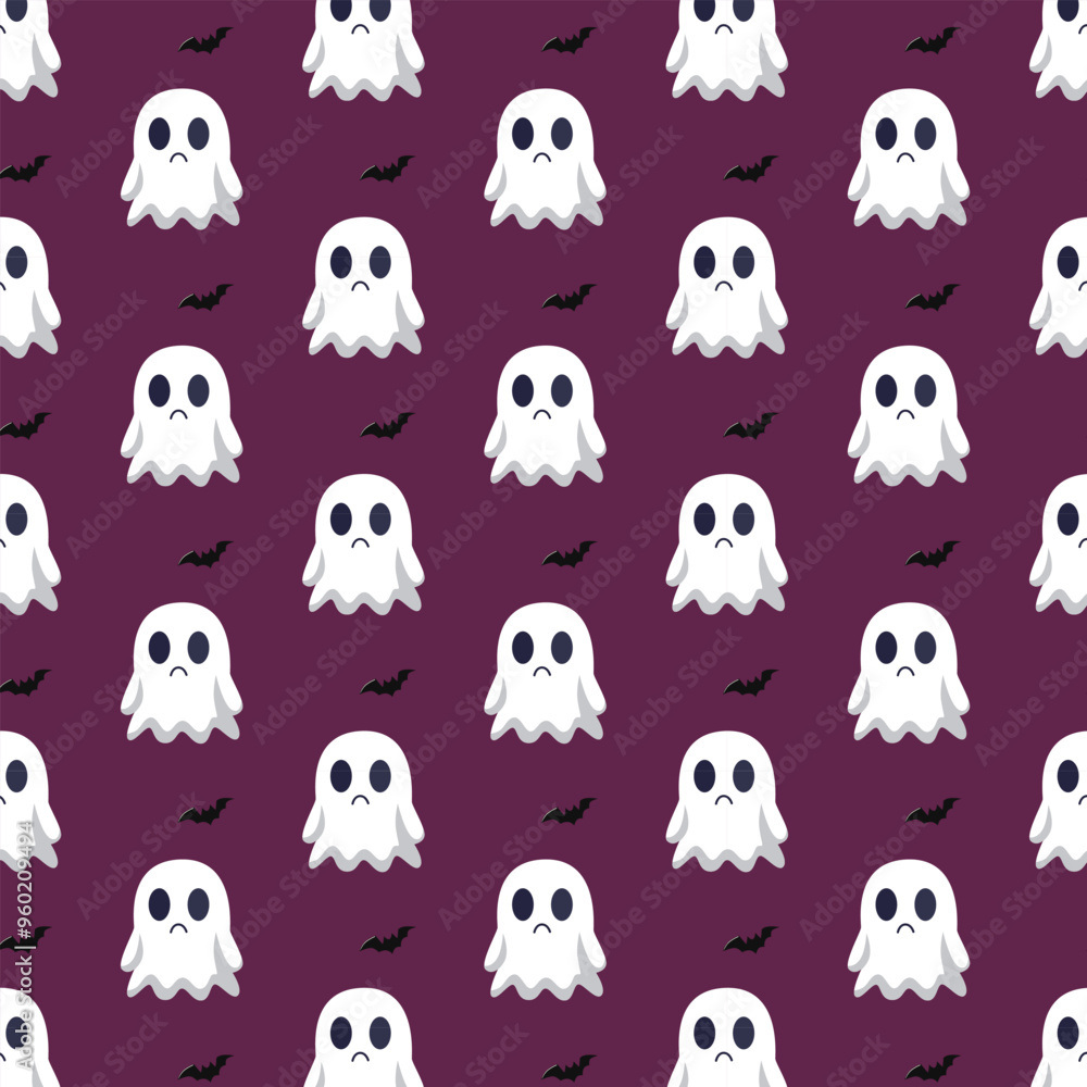 cute ghost pattern, kawaii ghosts, halloween seamless pattern, spooky but cute design, ghost vector, adorable ghost illustration, playful ghost print, whimsical halloween design, ghost wallpaper, ghos cute ghost pattern, kawaii ghosts, halloween seamless pattern, spooky but cute design, ghost vector, adorable ghost illustration, playful ghost print, whimsical halloween design, ghost wallpaper, ghos