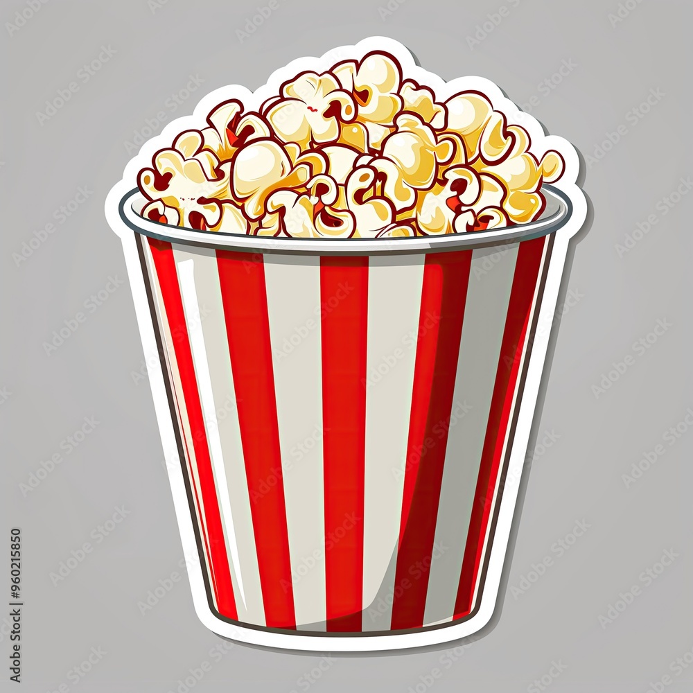 Formed sticker movies, 3d rendering, graphic generated AI Formed sticker movies, 3d rendering, graphic generated AI