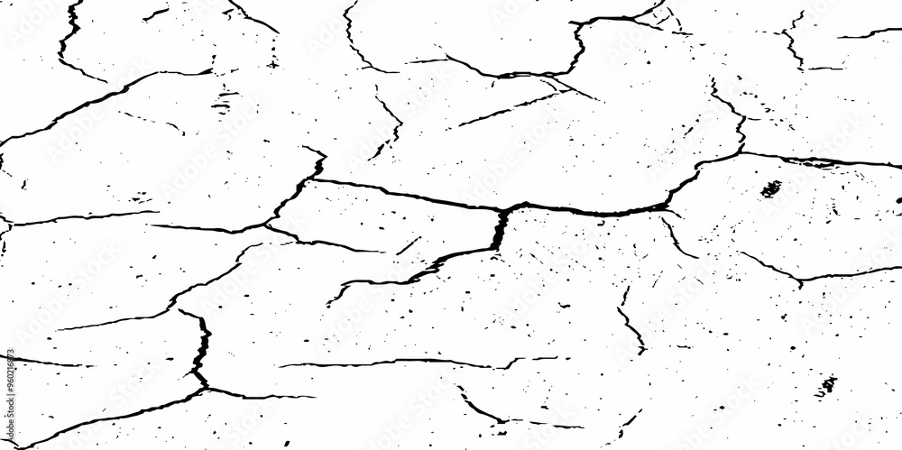 Fototapeta premium Abstract white background black and white dusty wall texture with scratches and cracks . gray concreate surface plaster old rough dirty wall texture, white marble texture, grunge texture. 