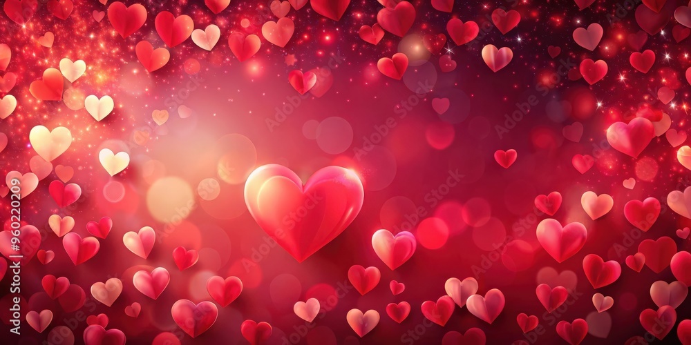 Abstract background with hearts for Valentine's Day celebration Abstract background with hearts for Valentine's Day celebration