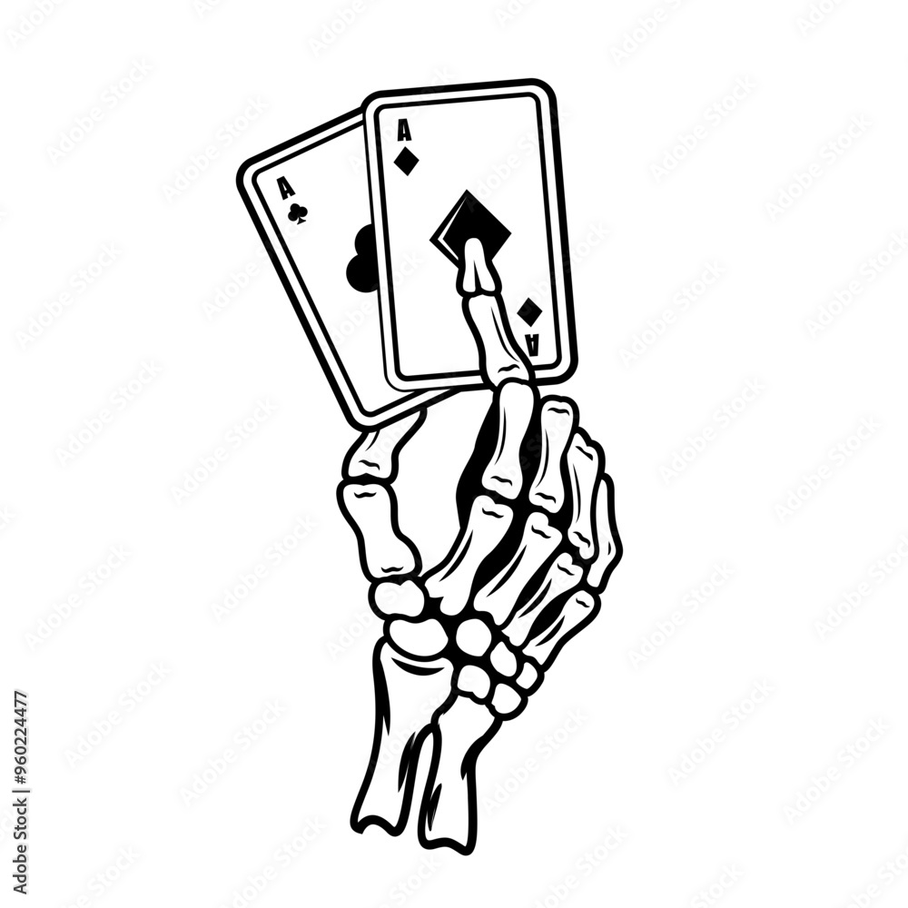 Skeleton Hand w/Cards | Dead Ace Hand | Deck of Cards | Gambling Hand | Poker | Playing Cards | Ace Card | Gambler Hand | Original Illustration | Vector and Clipart | Cutfile and Stencil Skeleton Hand w/Cards | Dead Ace Hand | Deck of Cards | Gambling Hand | Poker | Playing Cards | Ace Card | Gambler Hand | Original Illustration | Vector and Clipart | Cutfile and Stencil