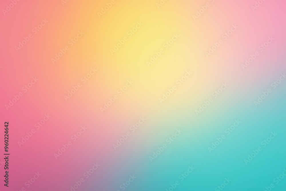 Abstract Gradient Background with Pink, Yellow, and Blue Hues Abstract Gradient Background with Pink, Yellow, and Blue Hues