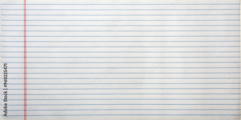 Lined paper from a notebook perfect for writing or taking notes Lined paper from a notebook perfect for writing or taking notes