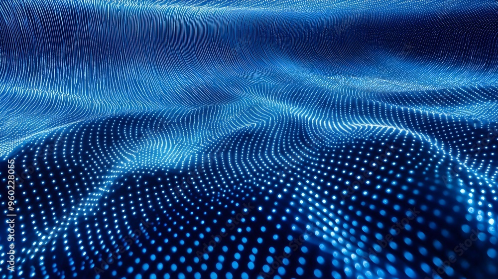 Mesmerizing Blue Swirling Digital Waves Abstract Background Mesmerizing Blue Swirling Digital Waves Abstract Background