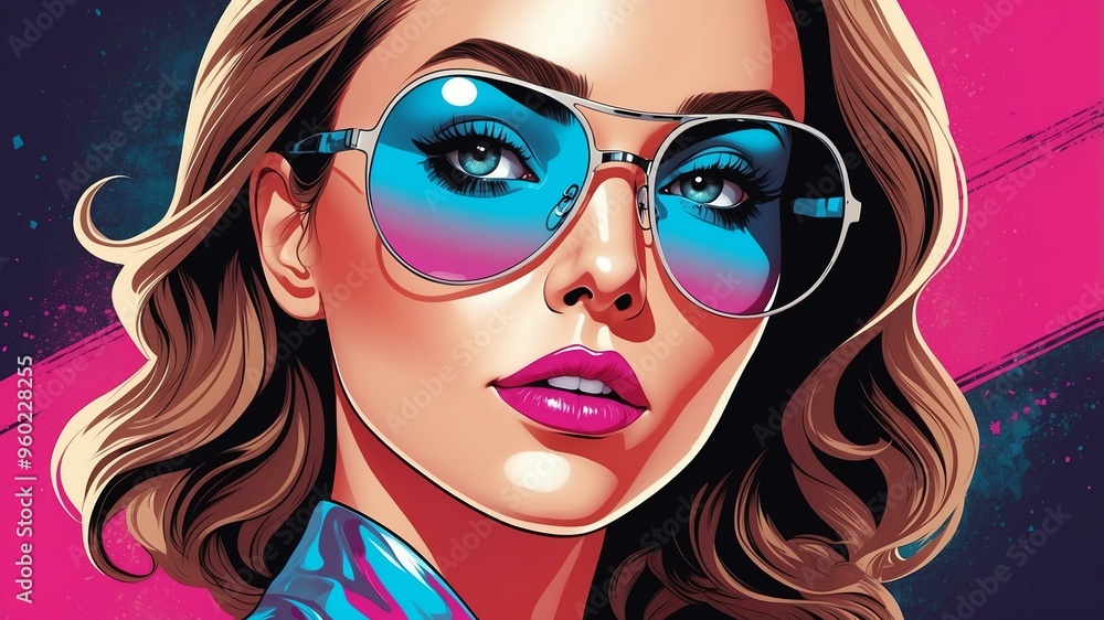 modern vector art of a confident woman background modern vector art of a confident woman background