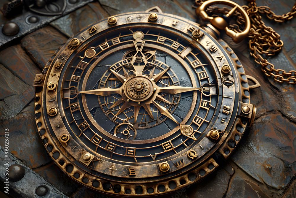 3D renderin of Illustration fantasy dieselpunk solar system model astrolabe steampunk high quality photo 3D renderin of Illustration fantasy dieselpunk solar system model astrolabe steampunk high quality photo