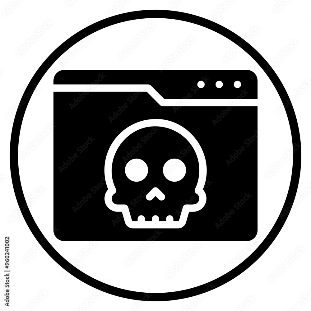 hacking glyph icon hacking glyph icon