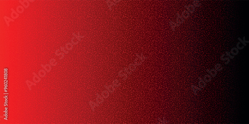 Red grain gradient background, dark noise texture, banner header, cover poster background design eps 10