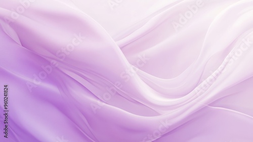 Abstract Purple and White Fabric Drapery