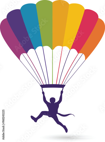  Parachute flying