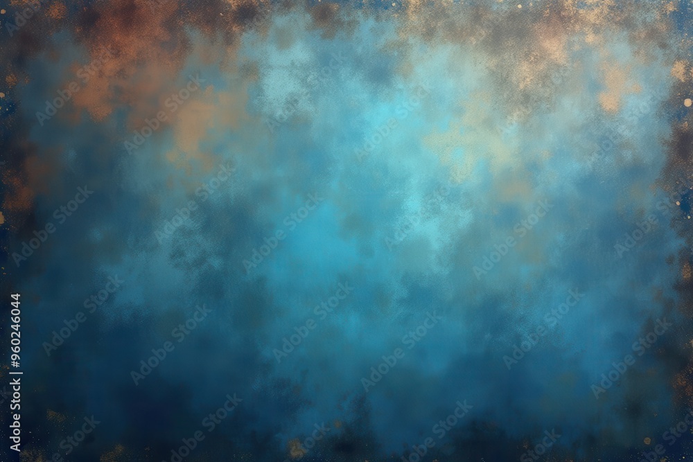 Abstract Blue and Gold Textured Background Abstract Blue and Gold Textured Background