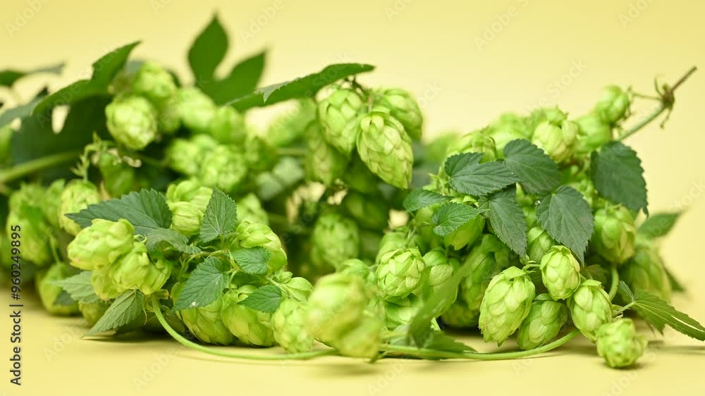 hop cones close-up hop cones close-up