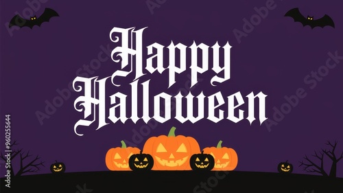 Spooky Halloween Greeting Card