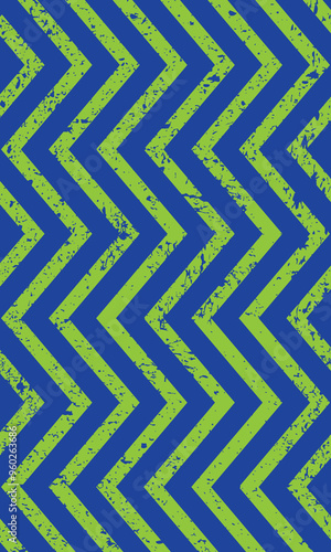 Blue and green zig zag pattern wallpaper for sports sublimation jersey
