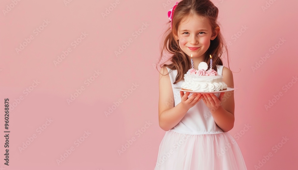 Sweet Birthday Wishes in Pastel Pink: Celebrating Seven Years of Joy Sweet Birthday Wishes in Pastel Pink: Celebrating Seven Years of Joy