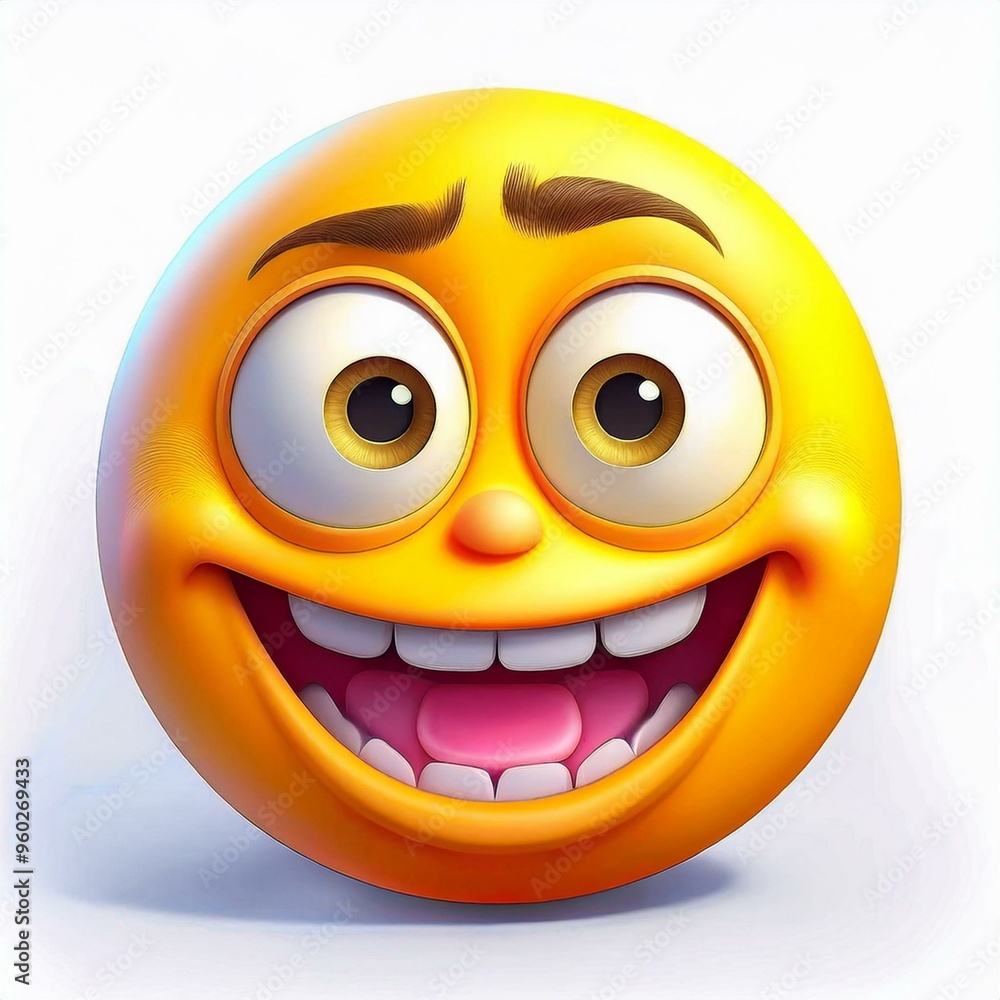 Fototapeta premium 3d face Emoji 