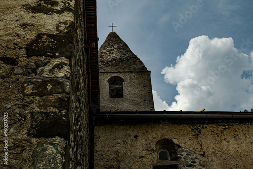 old church in the mountains photo