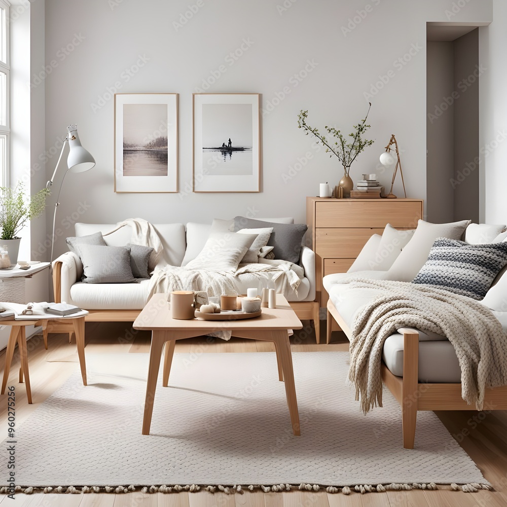 Obraz premium scandinavian style room
