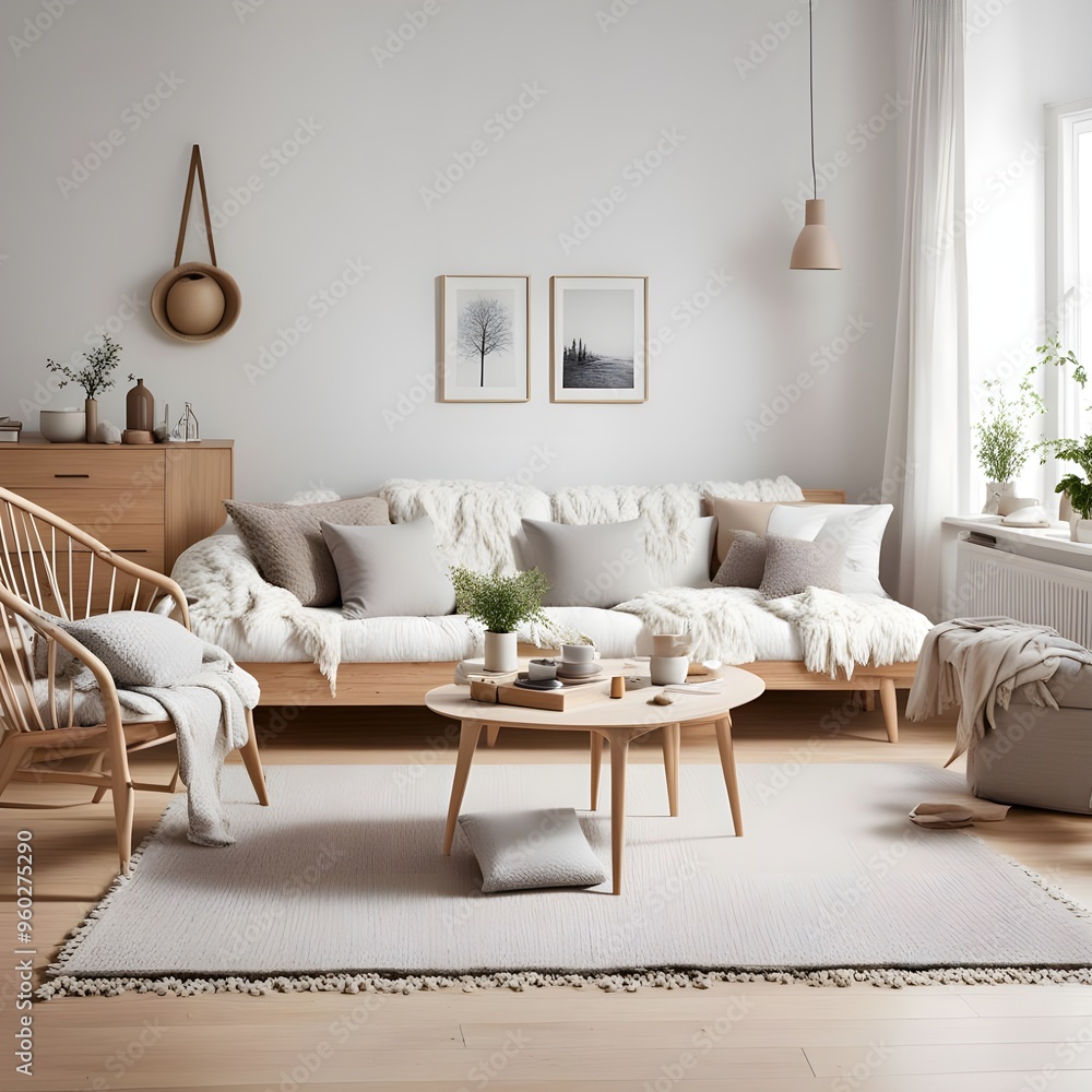 Obraz premium scandinavian style room