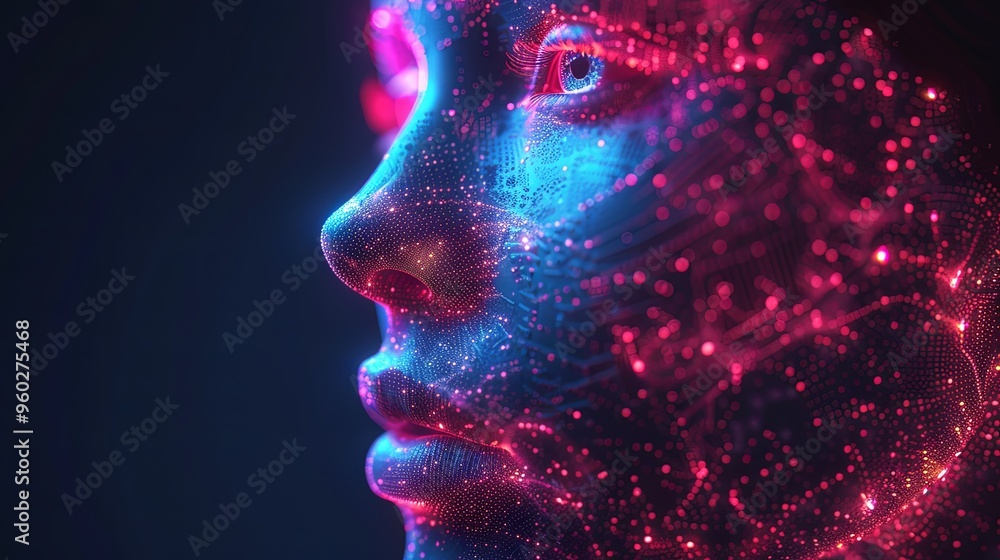 Obraz premium AI, Artificial Intelligence concept,3d rendering,conceptual image