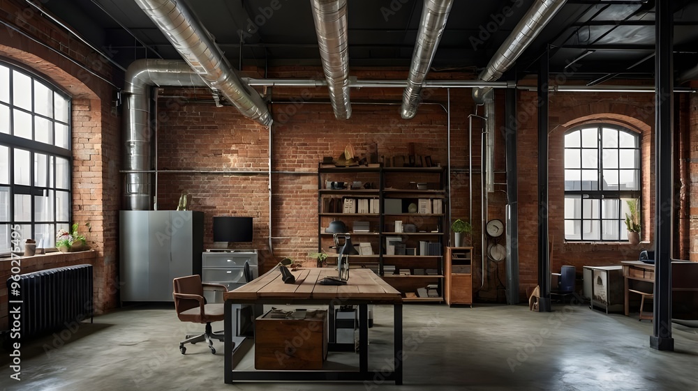 an industrial style room an industrial style room