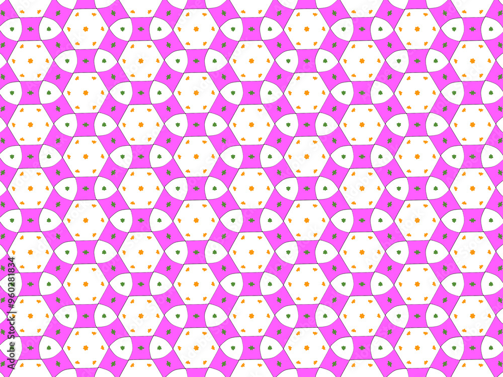 a geometric pattern with hexagonal shapes and a mix a geometric pattern with hexagonal shapes and a mix