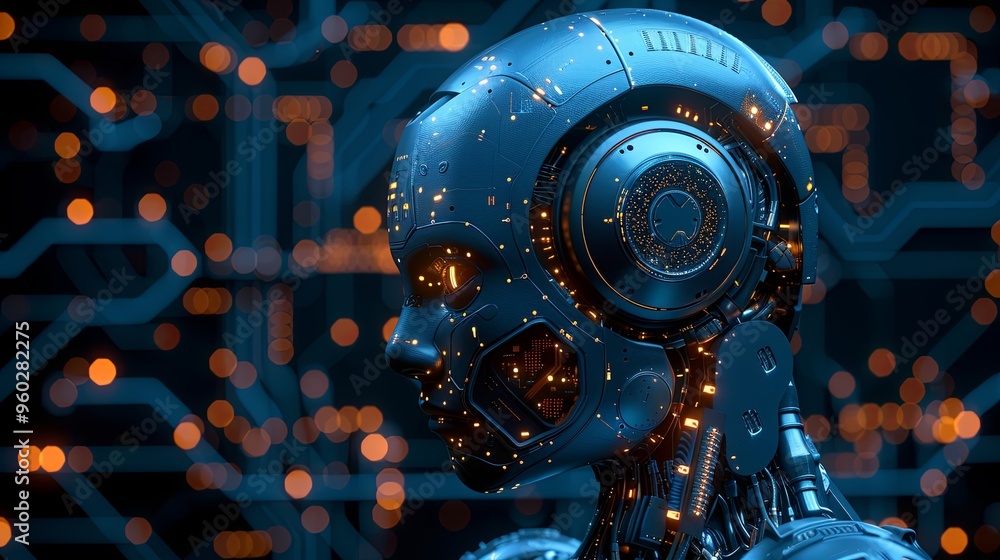Artificial intelligence (AI), machine learning and modern computer technologies concepts. Business, Technology, Internet and network concept Artificial intelligence (AI), machine learning and modern computer technologies concepts. Business, Technology, Internet and network concept