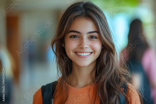 Smiling Indian College Girl with Books at University Embracing Education Free Download Smiling Indian College Girl with Books at University Embracing Education - GFXLoad