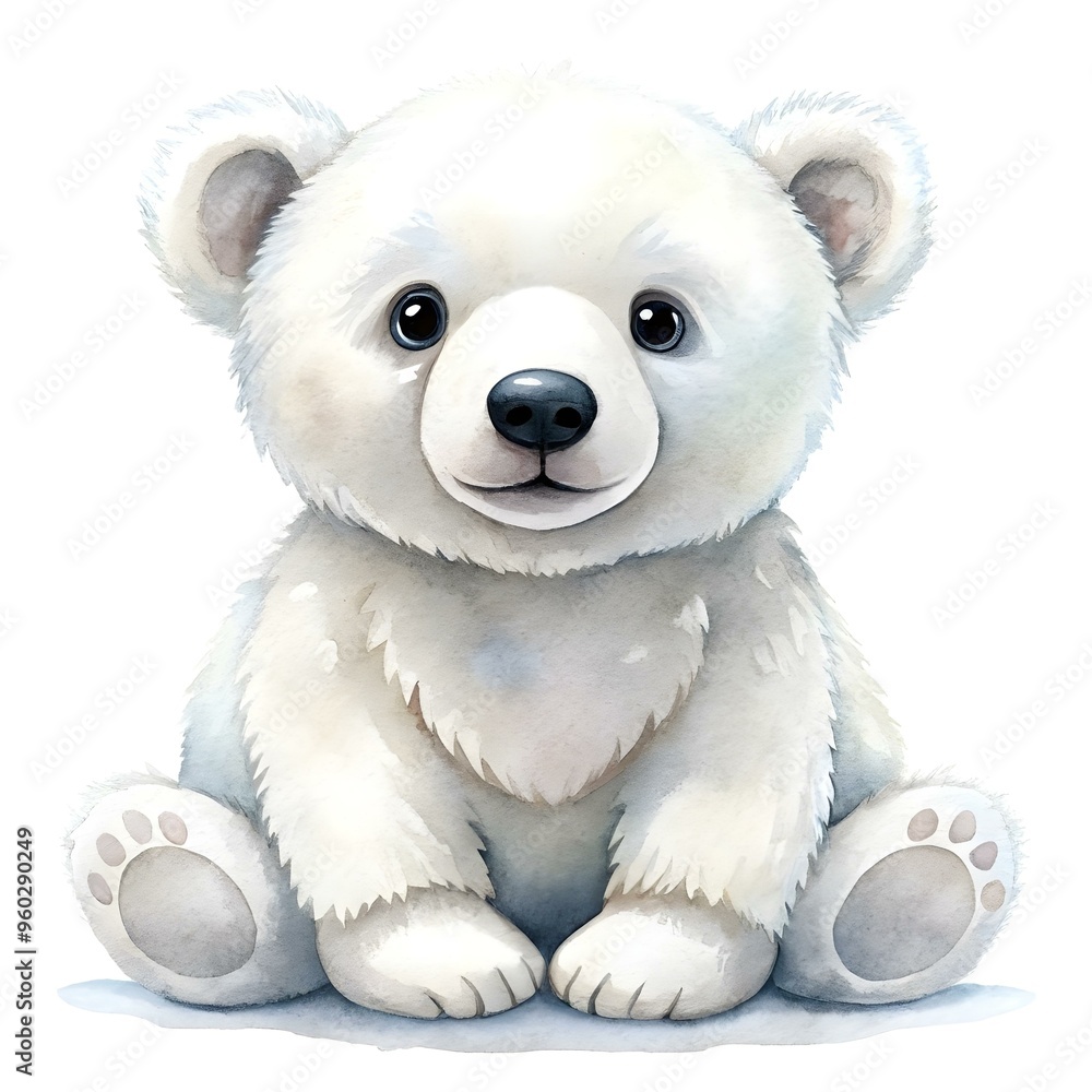 white teddy bear