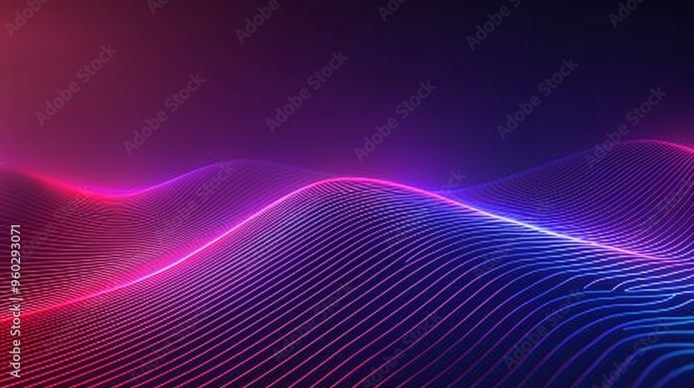 A vibrant abstract design featuring flowing waves of pink and blue light, ideal for modern backgrounds or digital art. A vibrant abstract design featuring flowing waves of pink and blue light, ideal for modern backgrounds or digital art.